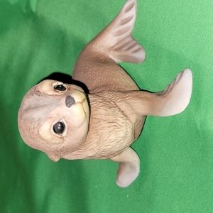 Seal Pup Sea Lion 🦭 "akiku" Figurine Marked + Signed RJ Brown 1978